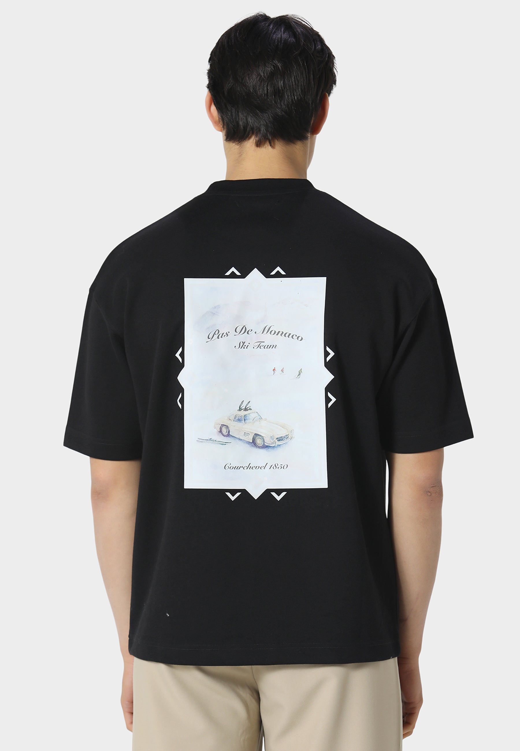 1850 Black T-Shirt – PAS DE MONACO