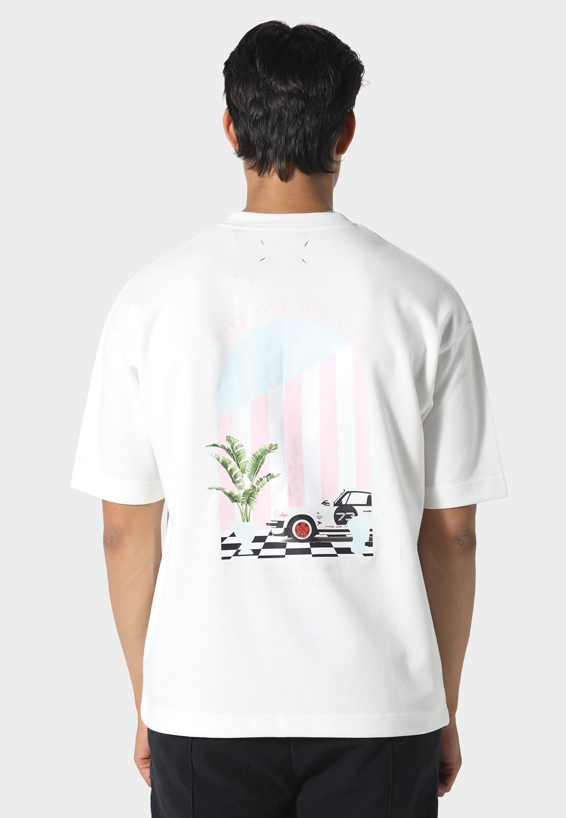 911 Club Off White T-Shirt – PAS DE MONACO
