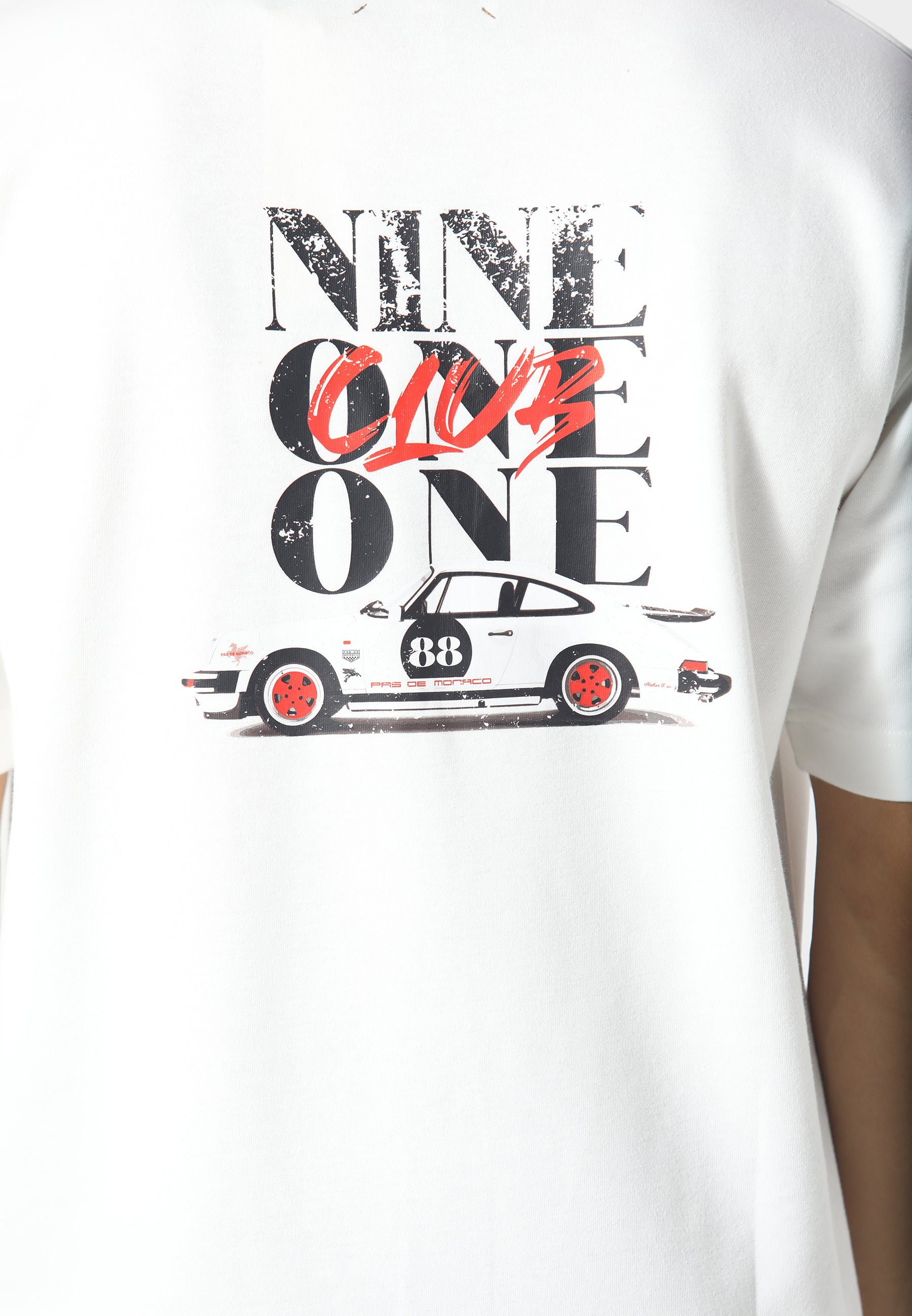 Nine One One Off White T-Shirt – PAS DE MONACO
