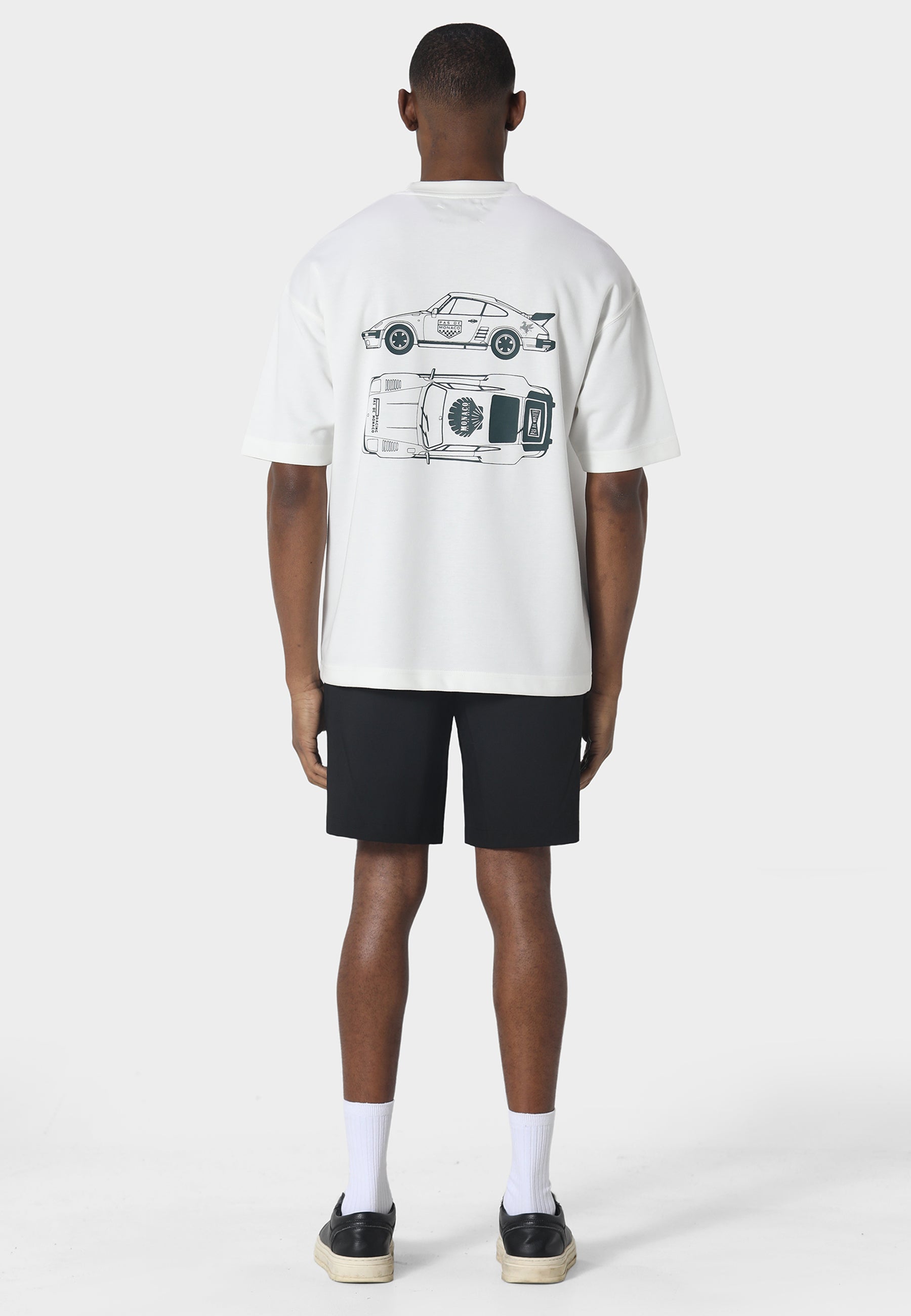 Slanted Off White T-Shirt – PAS DE MONACO